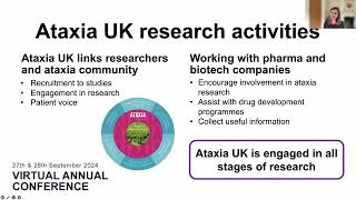 Virtual Conference 2024 – Friday 27th September  Ataxia UK [upl. by Ulane]