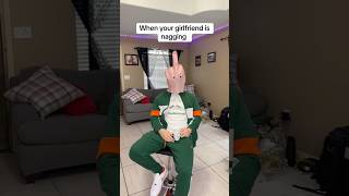 When your girlfriend is nagging 🤣 shorts funny couplecomedy [upl. by Anagnos]