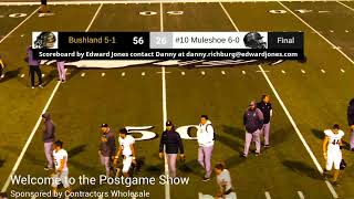 2023 Week 7 Football vs Muleshoe [upl. by Rexford]