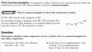 Geometry 21 Inductive Reasoning and Conjecture [upl. by Aziram]