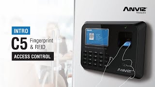 INTRODUCTIONC5 Fingerprint Time Attendance an Door AccessANVIZ Malaysia [upl. by Akierdna620]