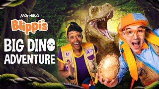 Blippis Big Dino Adventure Full Dinosaur MOVIE with Blippi and Meekah [upl. by Sillig]