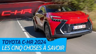 Essai Toyota CHR 2024  que vaut lhybride premier prix [upl. by Peh]