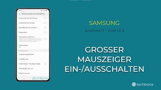 Großer Mauszeiger  Samsung Android 11  One UI 3 [upl. by Acirfa700]