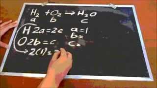 How to Balance Chemical Equation using easy algebra method [upl. by Tollmann]