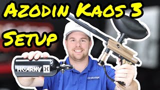 Azodin Kaos 3 Setup  How To [upl. by Nevada]