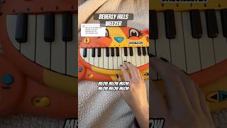 Beverly Hills by Weezer but cat piano 👀😼beverlyhills weezer [upl. by Phylis41]