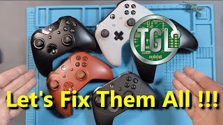 Xbox One Controller Repairathon  ControllerPalooza Ep 1 [upl. by Huckaby]