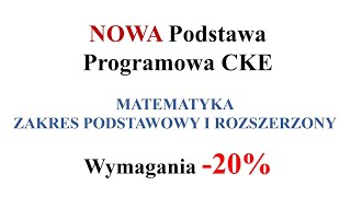 Zmniejszenie wymagań egzaminacyjnych od 1 września 2024 [upl. by Notsej]