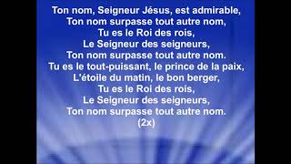 TON NOM SEIGNEUR  Jeunesse en Mission [upl. by Ahseral719]