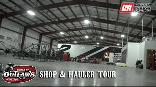 Larson Marks Racing Shop amp Hauler Tour [upl. by Stouffer793]