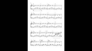 Lon Lon Ranch Eponas Song  Piano sheet music [upl. by Suollecram]