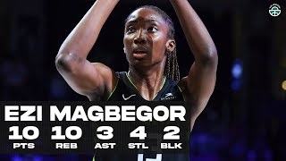 EZI MAGBEGOR DROPS 10PTS amp 10REB vs WINGS FULL HIGHLIGHTS [upl. by Osyth]