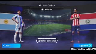 FIFA Konami efootbal 2025 • Argentina vs Paraguay [upl. by Marcel]