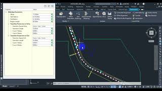 21 Add widening in civil 3d [upl. by Nylarat]