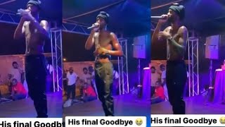 Watch Riky Rick said his Final Goodbye on stage but no one noticed💔😭🕊 [upl. by Harts722]