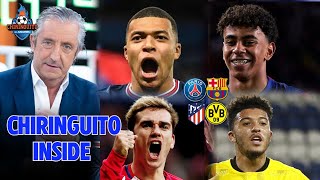 🏆 PSGBARÇA Y ATLETIDORTMUND  Chiringuito Inside  UCL [upl. by Lleraj]