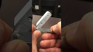 Hinged Shavette Barber Razor Blade Install shaving skincare razor blade barber [upl. by Rodrich]