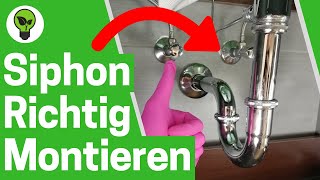 Siphon Montieren Waschbecken ✅ULTIMATIVE ANLEITUNG Wie Waschtisch Röhrengeruchsverschluss Einbauen [upl. by Dnaltruoc]