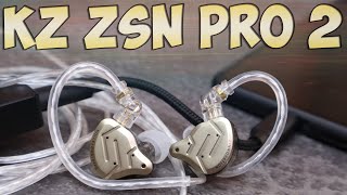 KZ ZSN PRO 2 Обзор ультрабюджетных гибридных наушников [upl. by Garris]