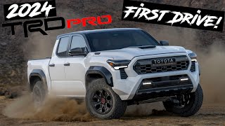 2024 Toyota Tacoma TRD Pro First Drive [upl. by Llenrahs]