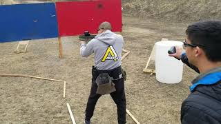 Shooting IWI Tavor X95 amp KRISS VECTOR amp AR15 On A 3 Gun Course [upl. by Jackquelin]