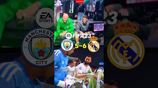 FIFA23™️ Real Madrid vs Manchester City • Penalty Shootout • UCL Final • Haaland vs Luva de • fyp [upl. by Amora]