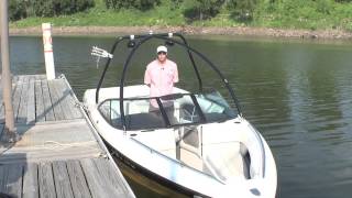 2002 Malibu Wakesetter XTI 23 wIndmar 57 V8 [upl. by Atikkin]