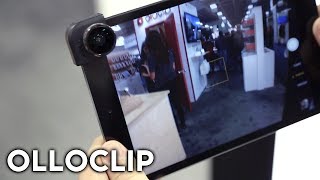 Olloclip 4In1 Lens For iPad Air amp iPad mini MacworldiWorld 2014 [upl. by Anitserp]