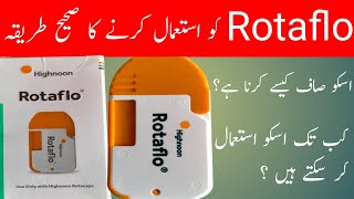 How To Use Rotaflo Device  Rotaflo [upl. by Eelatan]