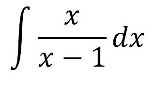 Integral of xx1 [upl. by Swinton]