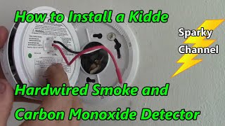 Kidde Hardwired Smoke and Carbon Monoxide Detector with Battery Backup and Voice Alarm Installation [upl. by Mikael816]