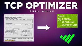 TCP Optimizer  Full Setup Guide Best Settings Error fixes 2024 [upl. by Nekcerb]