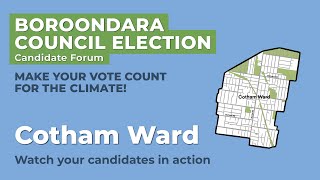 Cotham Ward  Boroondara Candidates Forum 2024 [upl. by Fiske42]