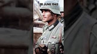 June 28September 1942 Germany and its Axis partners launched new offensive into the Soviethistory [upl. by Aurel]