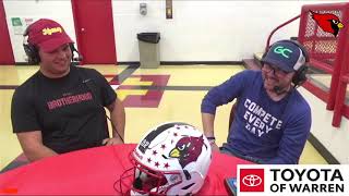 The Cardinal Mooney Football Show Tino Merlo [upl. by Kask]