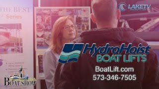 OP Boat Show 2015  Hydro Hoist Boat Lifts [upl. by Liagabba]