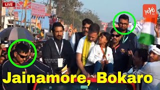 Jainamore  Bokaro Rahul Gandhi Convoy in Jharkhand  Rahul Gandhi Bus Yatra  Hemant Soren YOYOTV [upl. by Nauhs]