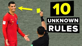 10 football rules you DIDNT KNOW existed [upl. by Notsirb]