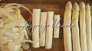 Asperge Blanche パリ在住シェフが作るホワイトアスパラの本格簡単レシピ [upl. by Idnac]