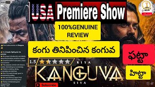 Kanguva Movie Review  USA Premiere Show  Suriya  Bobby Deol  DSP  Genuine Review [upl. by Ahsitel]