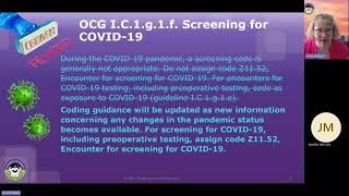 HCGTV Webinar Snippet  2024 CM Updates  Screening for COVID19 [upl. by Akenet]