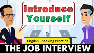 Job Interview tell me about yourself Conversation Practice  Question and Answers in English [upl. by Docilla]