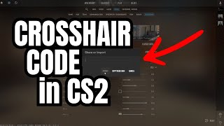 How to Use Crosshair Code in CS2  Copy  Paste Crosshair in CounterStrike 2 cs2 [upl. by Si]