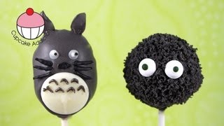 Totoro Cake Pops  Make Totoro amp Soot Sprite Cakepops  A Cupcake Addiction How To Tutorial [upl. by Sualohcin744]