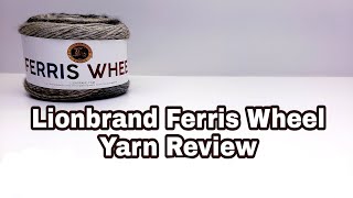 Lion brand Yarn  Ferris Wheel Yarn Reviews Crochet  Bag O Day Crochet [upl. by Sedicla]