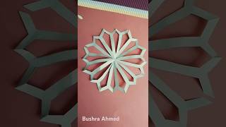 Paper cutting snowflake for Christmas 🎄  DIY Paper Christmas decorations  Easy paper craft craft [upl. by Zeeba]