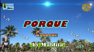 PORQUE karaoke by Maldita [upl. by Aihsemaj]