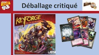 Déballage critiqué de Keyforge [upl. by Lenzi]