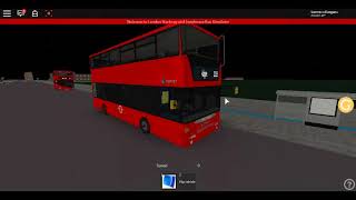 Roblox London Hackney amp Limehouse bus Simulator Refurbished Scania Omnicity DD SLN Route 115 D [upl. by Hildegard]